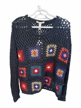 Autumn Cashmere Crochet Sweater Multicolor - Size Small - Brand New +80% off